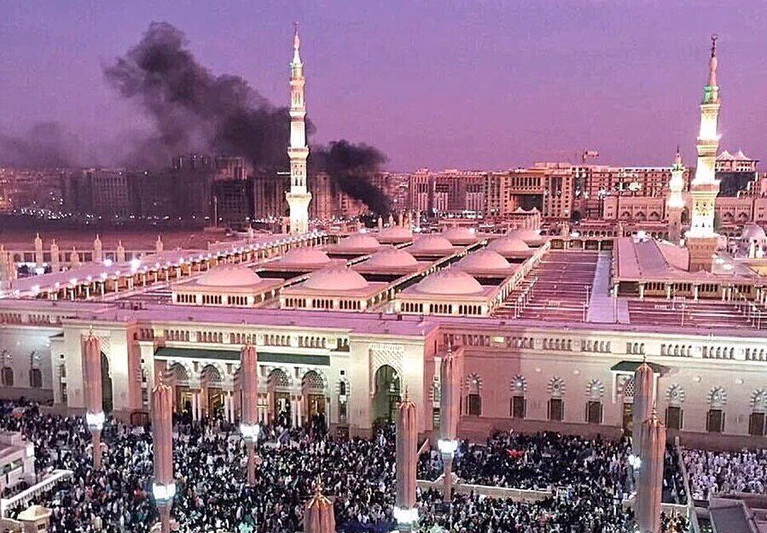 A car bomb close to the Prophet's tomb at Medina